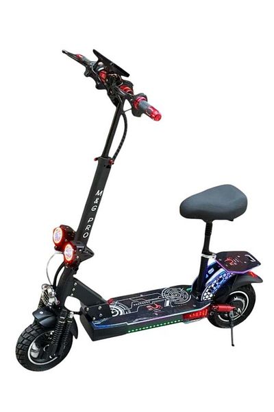 Star Kids Monster X12 Scooter - 48V 20000Ah Battery, Advanced Display, Desert Tires, and Powerful Front Shocks