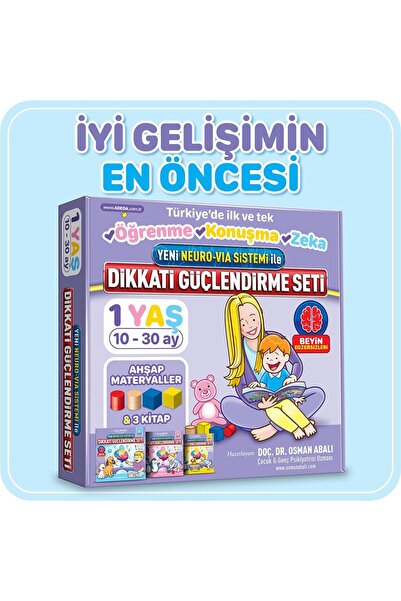 Adeda Yayınları Osman Abalı Dikkati Güçlendirme Seti 1 Yaş