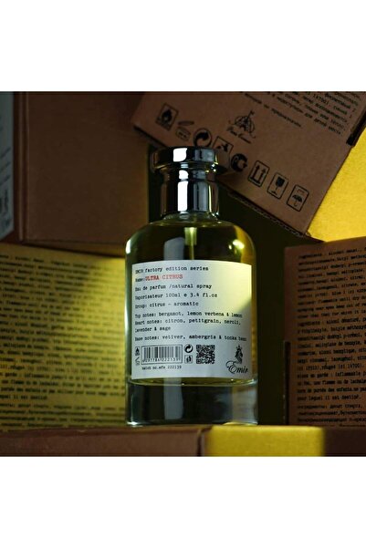 Paris Corner Eau de Parfum Emir, Ultra Citrus Factory Edition, Ανδρικά, 100 ml