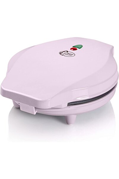 bestron Mini Kurabiye Yapmak İçin Waffle Makinesi, Hayvan Motifli, 700W, Pemb...