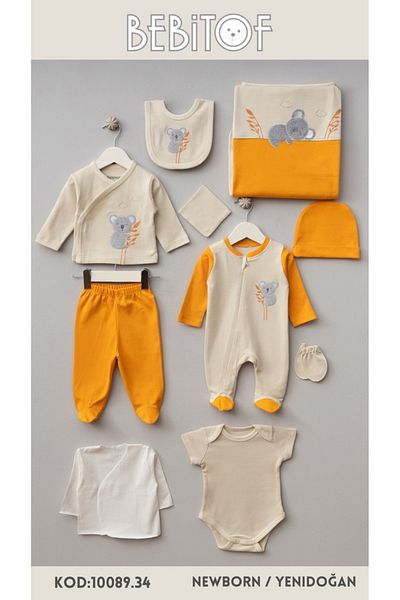 Bebitof Bebi̇tof Koala 10-Piece Zibin Set