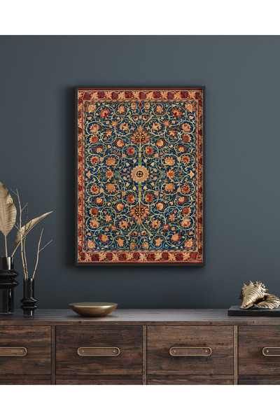 shaması Dekoratif Doğal Ahşap Çerçeveli Tablo