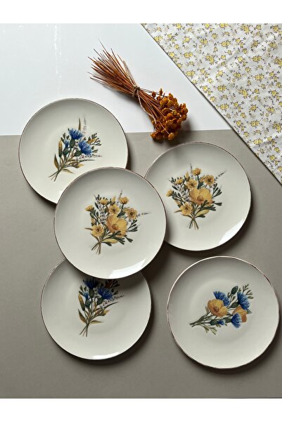 Store Porser Lily 6 Piece Canvas Cake Plate Set
