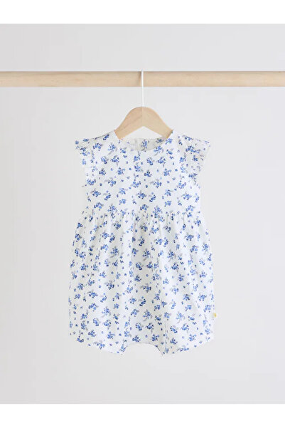 Next Baby 100% Organic Cotton Floral Patterned 3-Piece Romper Jumpsuit Set Alyag4757