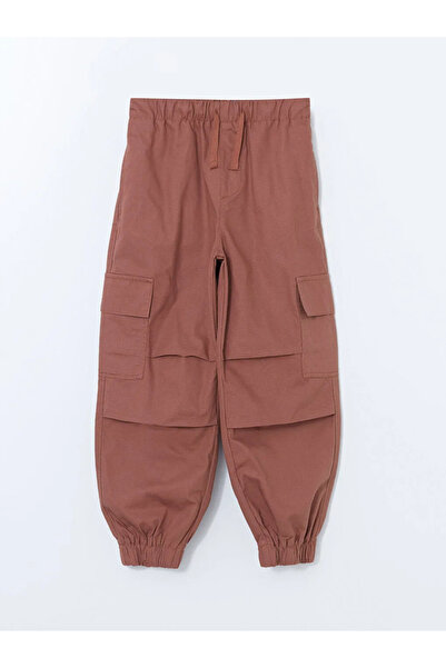 LC Waikiki LCW Kids Smeđe Elastične Pantalone za Dečake Cargo Jogger