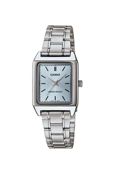 Casio Casio Women's LTP-V007D-2EUDF Analog Quartz Watch with Stainless Steel Strap - 25 mm - Silver