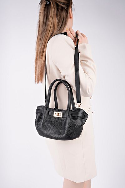 pasyone Women's Stylish Mini Handbag, Leather Texture