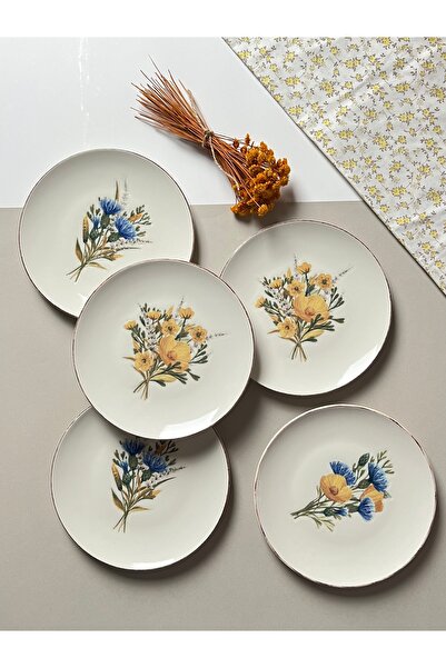 Store Porser Lily 6 Piece Canvas Cake Plate Set