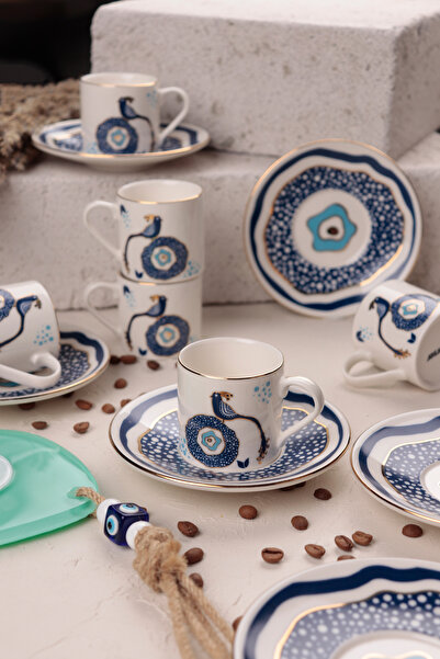 Store Porser Pavo 12 Parça Kahve Fincanı Seti