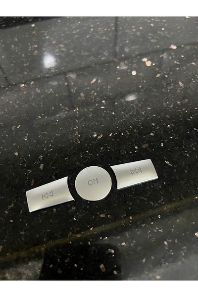 kaytaz Mercedes 3L Chrome Radio Feather Trim with Makeup Self-Adhesive