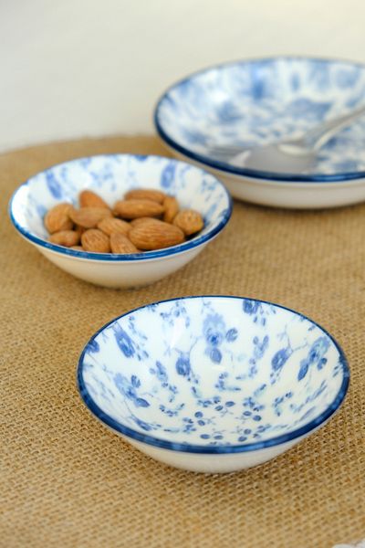 tabakevi Plate House Porcelain Blue Heaven Mini Bowl 90Cc 2 Li 10X10X3Cm