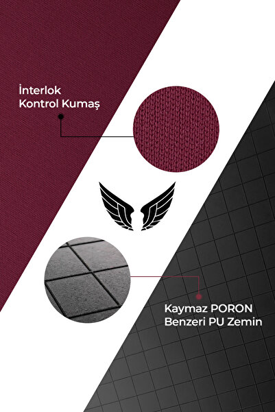 GoLite 27x23 Bordo Gaming Ve Ofis Oyuncu Mouse Pad Kaymaz Taban Fare Altlığı Mousepad Medium