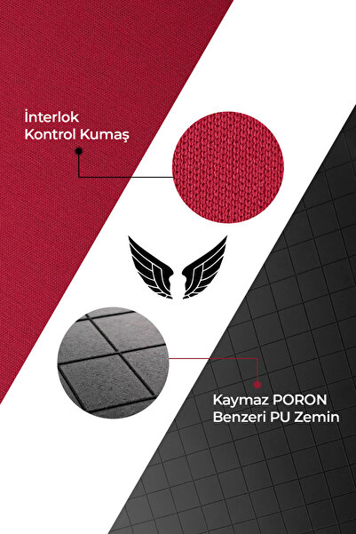 GoLite Kırmızı Mouse Pad 27x23 Cm - Orta Boy Mousepad Klavye Fare Altlığı 270x230x2mm - Medium - M