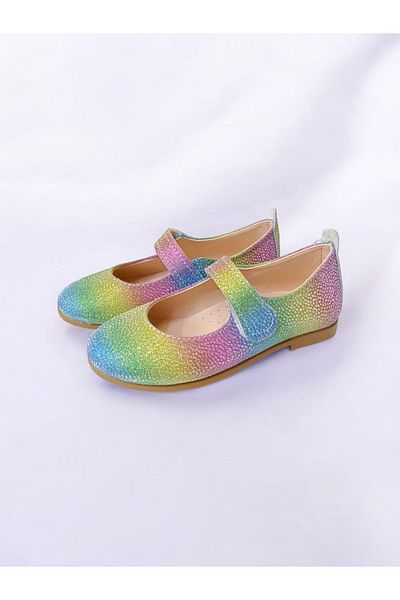 PATİK BEBE Girl's Rainbow Color Orthopedic Stylish Shoes