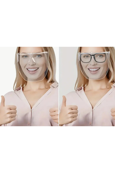 Marmara Tam yuz maskesi kristal seffaf unisex bay kadin