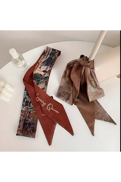 MAHLA Design Double-Sided Scarf, Thin Shawl, Bag Accessory