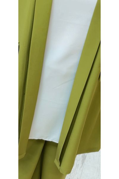 Meryemce Butik Τριπλό κρεπ κοστούμι με μπουφάν (άνετη εφαρμογή)