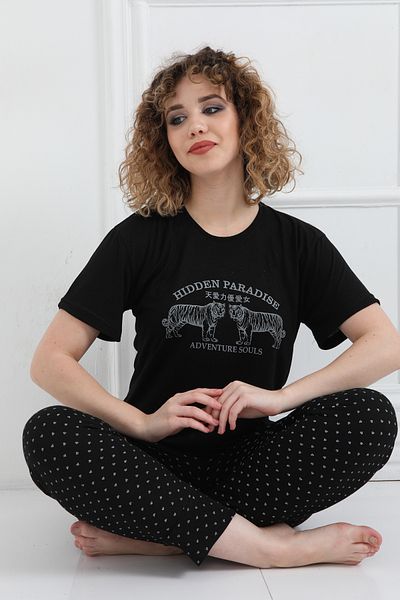 FAMES PİJAMA LETNÍ Srdíčkový pyžamový oblek