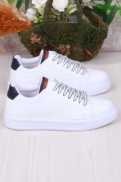 fort 07539 Pantofi pentru bărbați cu talpă groasă din piele artificială