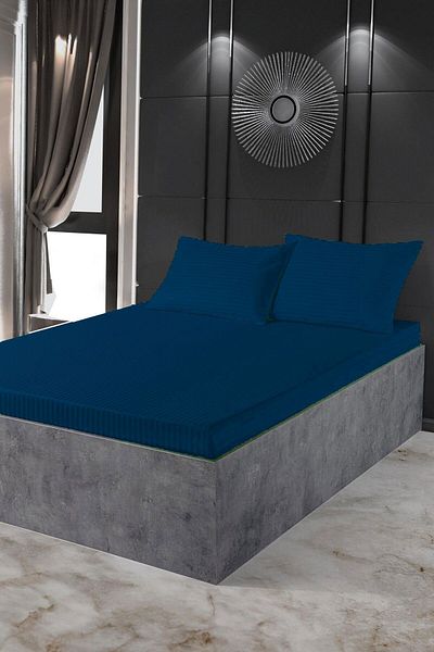 VAROL Σετ σεντόνια Delux Satin (ΜΑΞΙΛΑΡΙ) ελαστικά