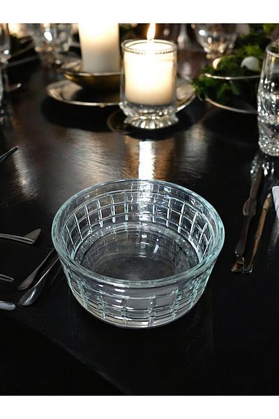 AYZ HOME 19 cm Cut Crystal Glass Salad Bowl / Tableware Presentation Decor