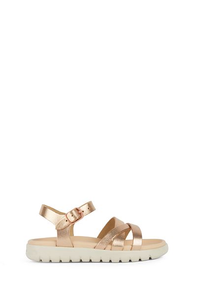Geox Girl's Copper Soleima Glitter Sandals J45Gsa000Cfc7018