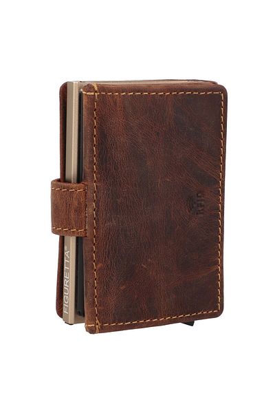 Greenburry Vintage Wallet Rfid Protection Leather 7.5 Cm