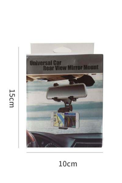 Yelajoy Car Mobile Phone Holder, Flexible Adjustable Angle Can Be Put in the Rear-View Mirror Use, 11x13x8cm