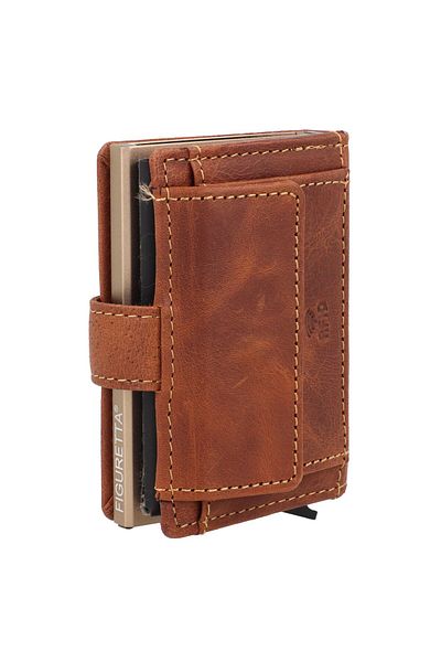 Greenburry Vintage Wallet Rfid Protection Leather 7.5 Cm