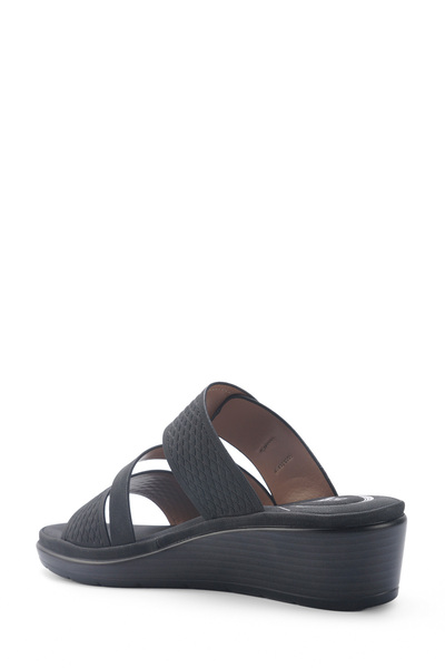 Polaris 105511.Z5FX Papuci negri pentru femei cu toc pană