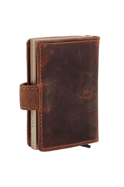 Greenburry Portofel Vintage Protecție RFID Piele 7,5 cm