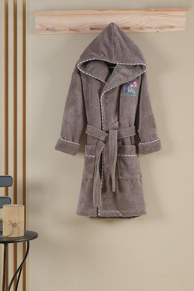 VAROL Bamboo Embroidered Children's Bathrobe - M.Craft