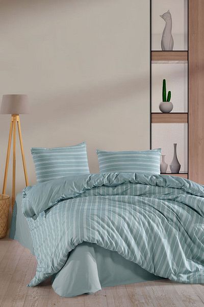 VAROL Σετ Παπλωματοθήκη Laura Home Natural Διπλό - Roma