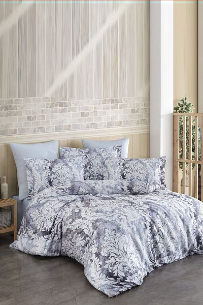 VAROL Lyocell King Size (Battal Size) Duvet Cover Set
