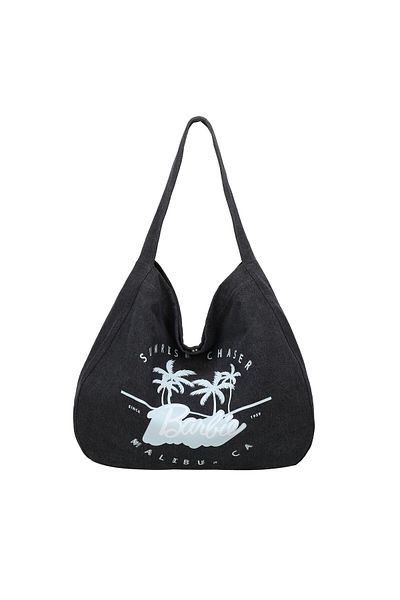 Fritzi aus Preußen Easy Limited Barbie Malibu Denim Schultertasche 48 Cm