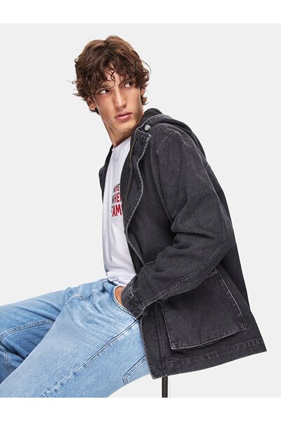 Ltb Derry Hooded Classic Cut Jean Jacket