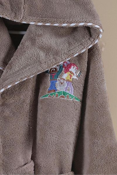 VAROL Bamboo Embroidered Children's Bathrobe - M.Craft