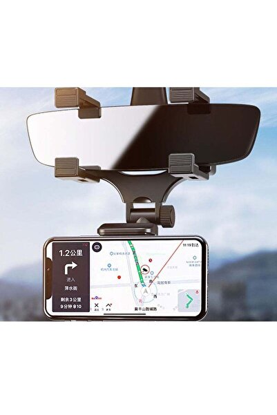 Yelajoy Car Mobile Phone Holder, Flexible Adjustable Angle Can Be Put in the Rear-View Mirror Use, 11x13x8cm