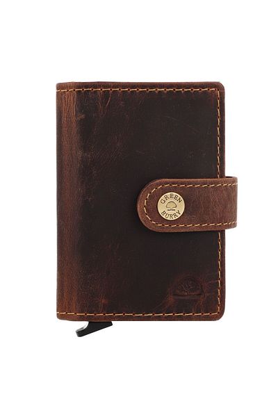Greenburry Vintage Wallet Rfid Protection Leather 7.5 Cm