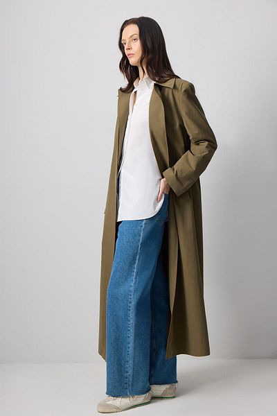 Touché Privé Καμπαρντίνα με ζώνη Oversize