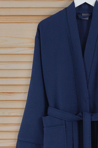 VAROL Μπουρνούζι Pique γιακά Kimono Series Dama