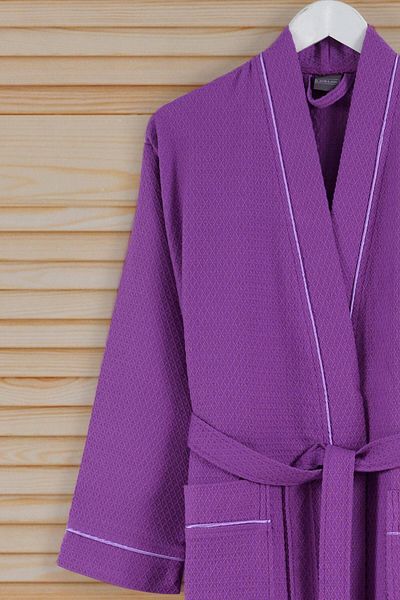 VAROL Μπουρνούζι Pique γιακά Kimono Series Dama