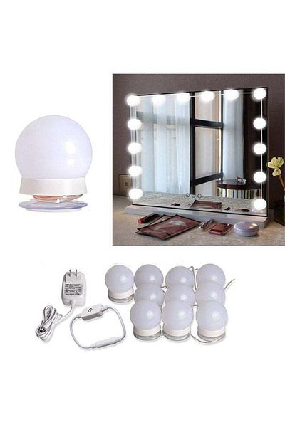 Generic 10 مصابيح LED قابلة للتعتيم لمرآة الزينة