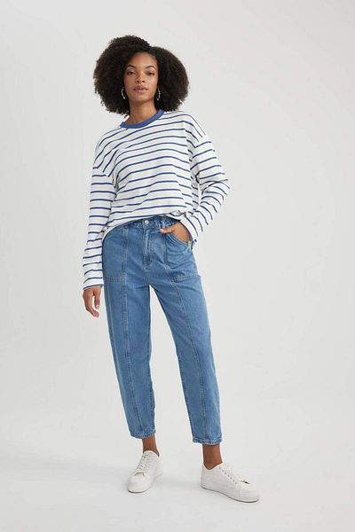DeFacto Crew Neck Long Sleeve T-Shirt B7847Axns