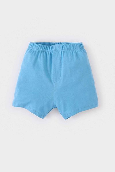 DeFacto Baby Boys 2-Persons Suit Printed Short Sleeve T-Shirt and Elastic Waist Shorts