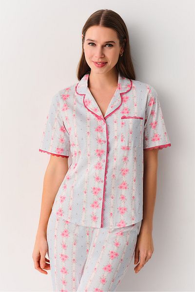 SUWEN Elizabeth Masculine Pajama Set
