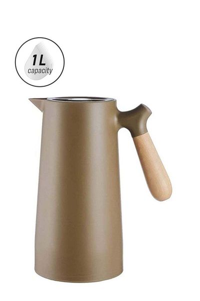 Generic Insulated Thermal Flask Brown