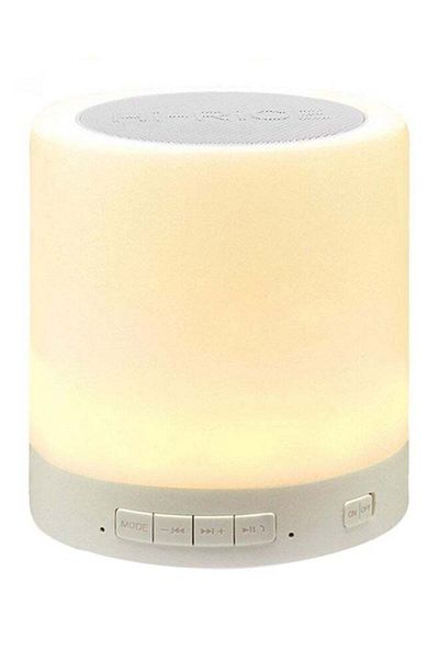 Generic Touch Lamp Portable Wireless Speaker White