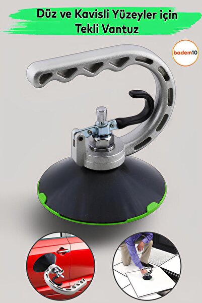 Badem10 Cam Vantuzu Vantus Vakumlu Fayans Ahşap Tutucu Taşıma Araba Kaporta G...