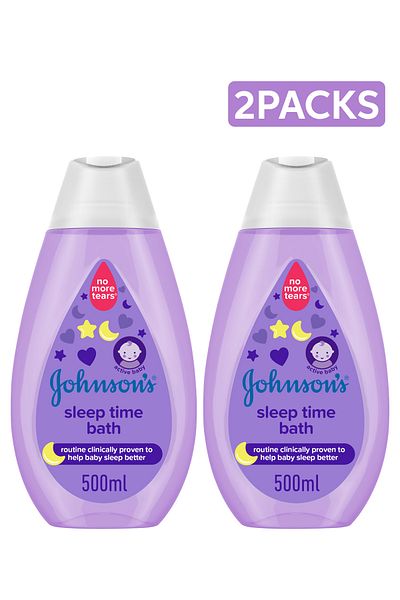 Johnson & Johnson Johnson's Baby Bath - Sleep Time, 500ml X2